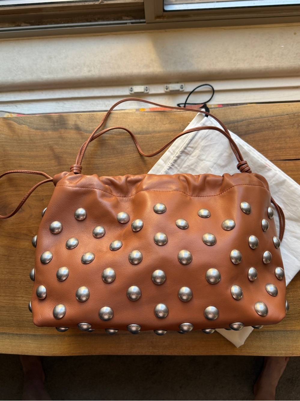 A.L.C Arlo Studded Bag in Brown - NWT - Picture 2 of 8